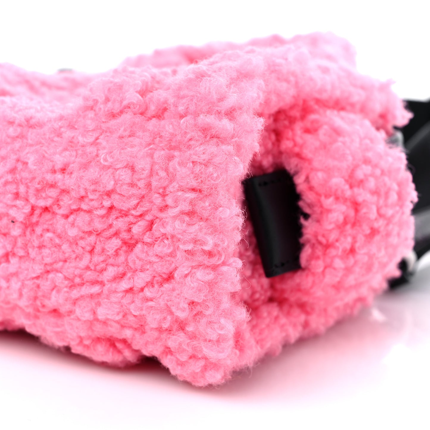 Polyester Cotton Mini The Teddy Traveler Tote Bag Pink