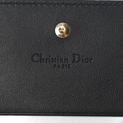 Christian Dior Calfskin Print Compact Wallet Multicolor 6 of 8