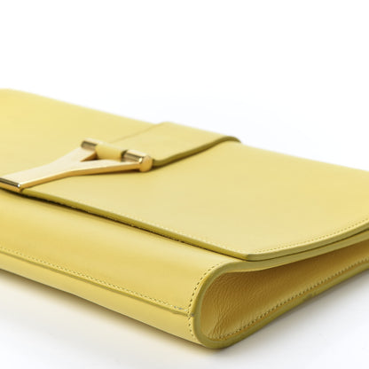 Saint Laurent Calfskin Classic Y Ligne Clutch Soleil 8 of 17