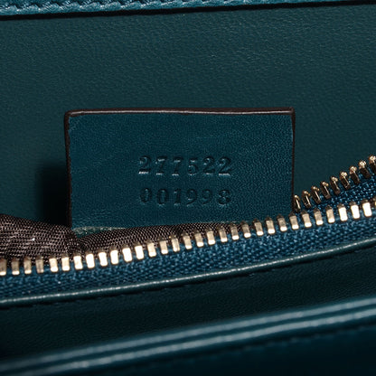 Gucci Python Medium 1973 Shoulder Flap Bag Malachite Green 8 of 8