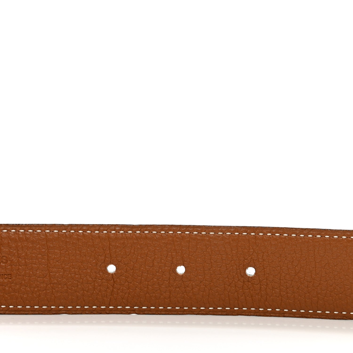 Hermes Box Togo Constance H Belt 85 34 Black Gold 4 of 5