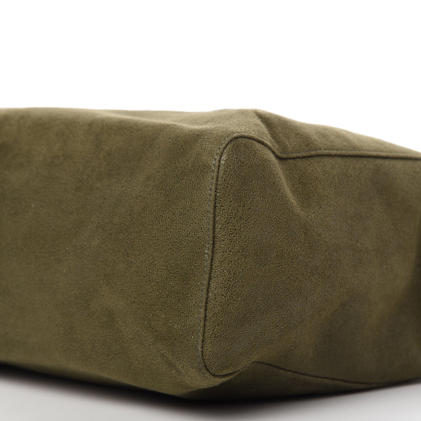 Shaggy Deer Falabella East West Shopper Tote Olive