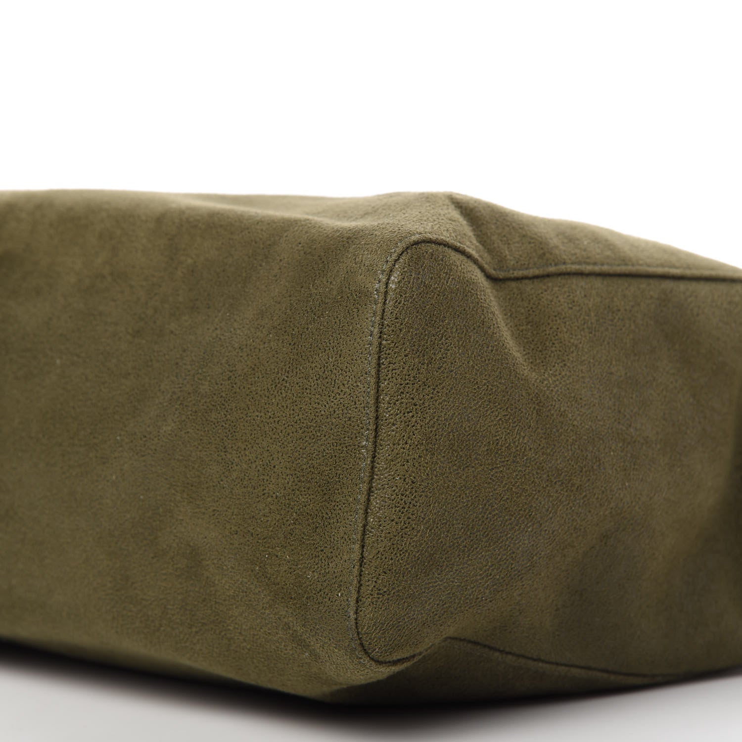 Stella McCartney Shaggy Deer Falabella East West Shopper Tote Olive 7 of 10