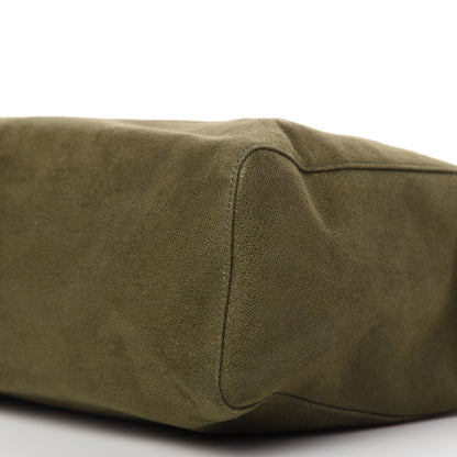 Stella McCartney Shaggy Deer Falabella East West Shopper Tote Olive 7 of 10