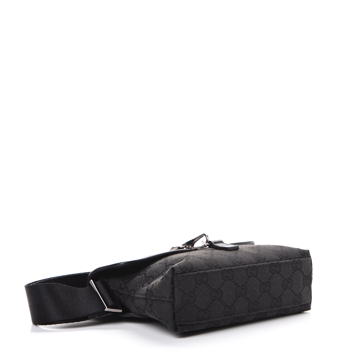 Gucci GG Monogram Web Flight Belt Bag Black 3 of 15
