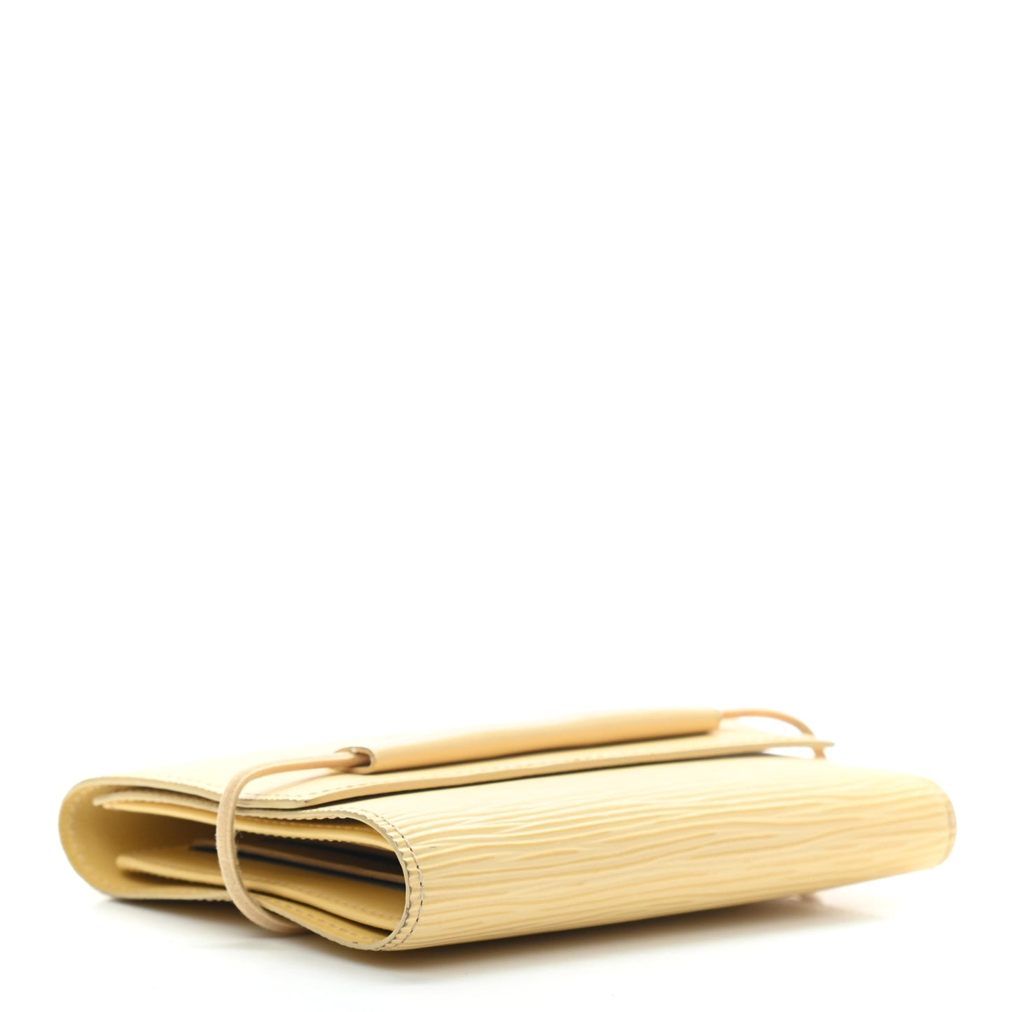 Epi Porte-Monnaie Elastique Wallet Vanilla