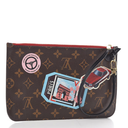 Louis Vuitton Monogram World Tour Neverfull MM GM Pochette 3 of 10