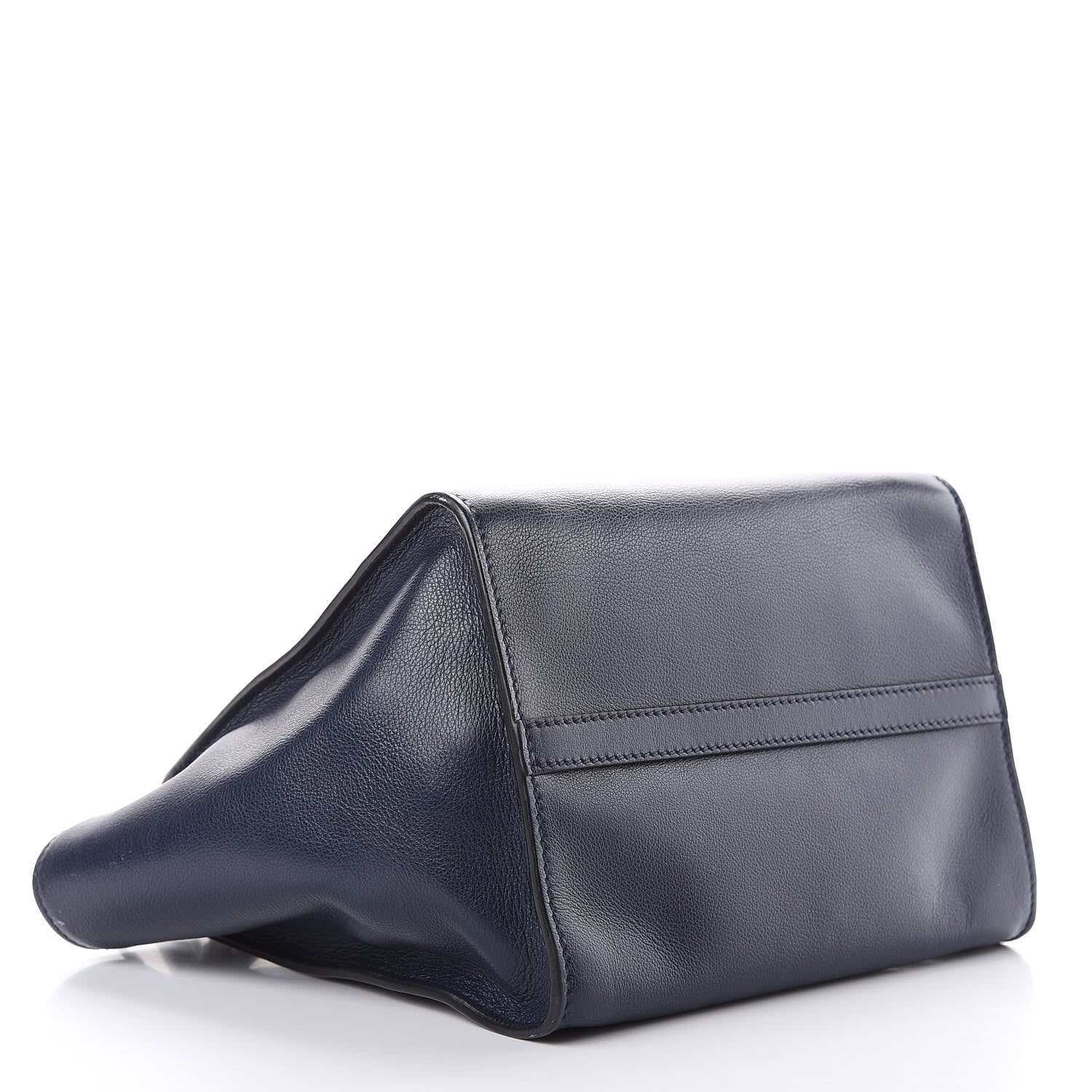 Prada Glace Calfskin Twin Pocket Tote Baltico 4 of 14
