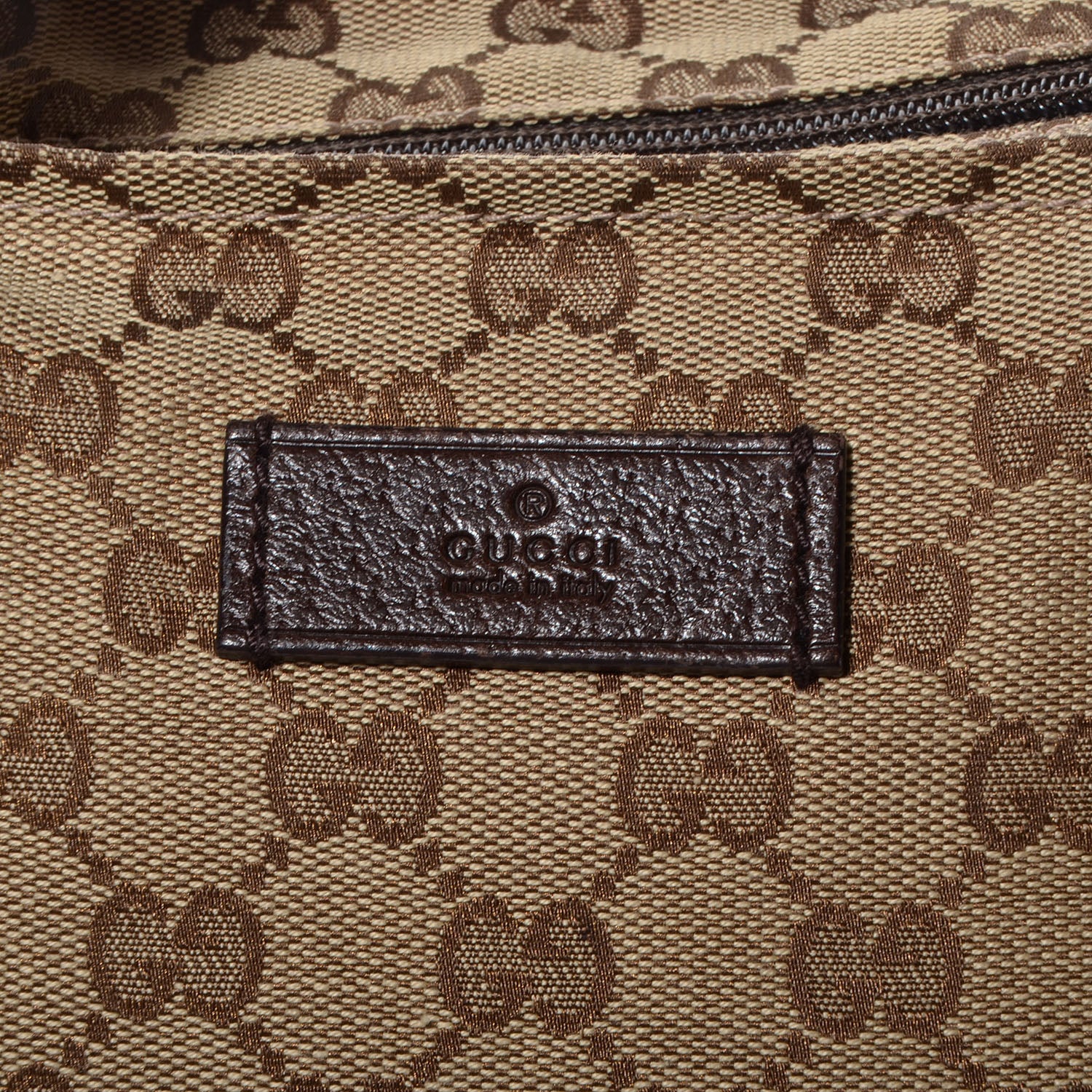 Gucci GG Monogram Medium Web Handle Bucket Tote 8 of 8