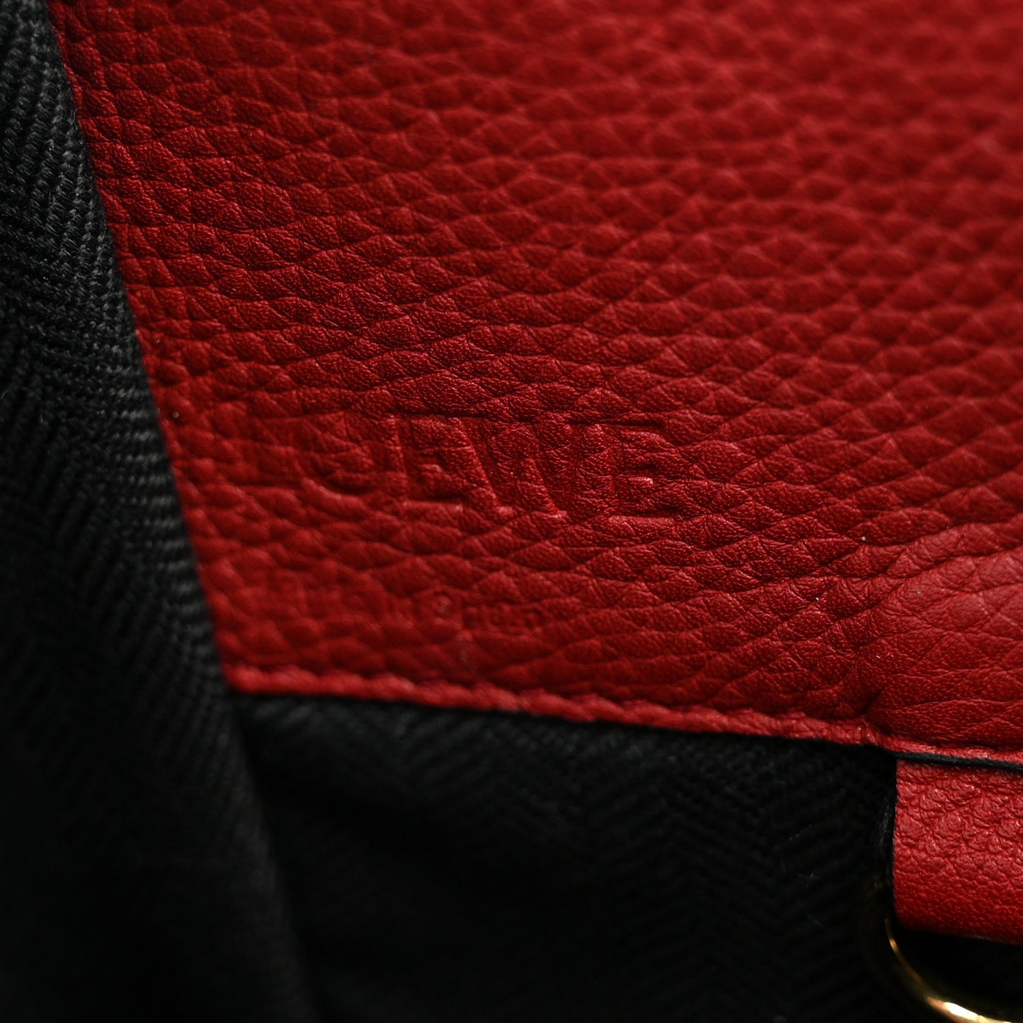 Grained Calfskin Small Hammock Shoulder Bag Raspberry