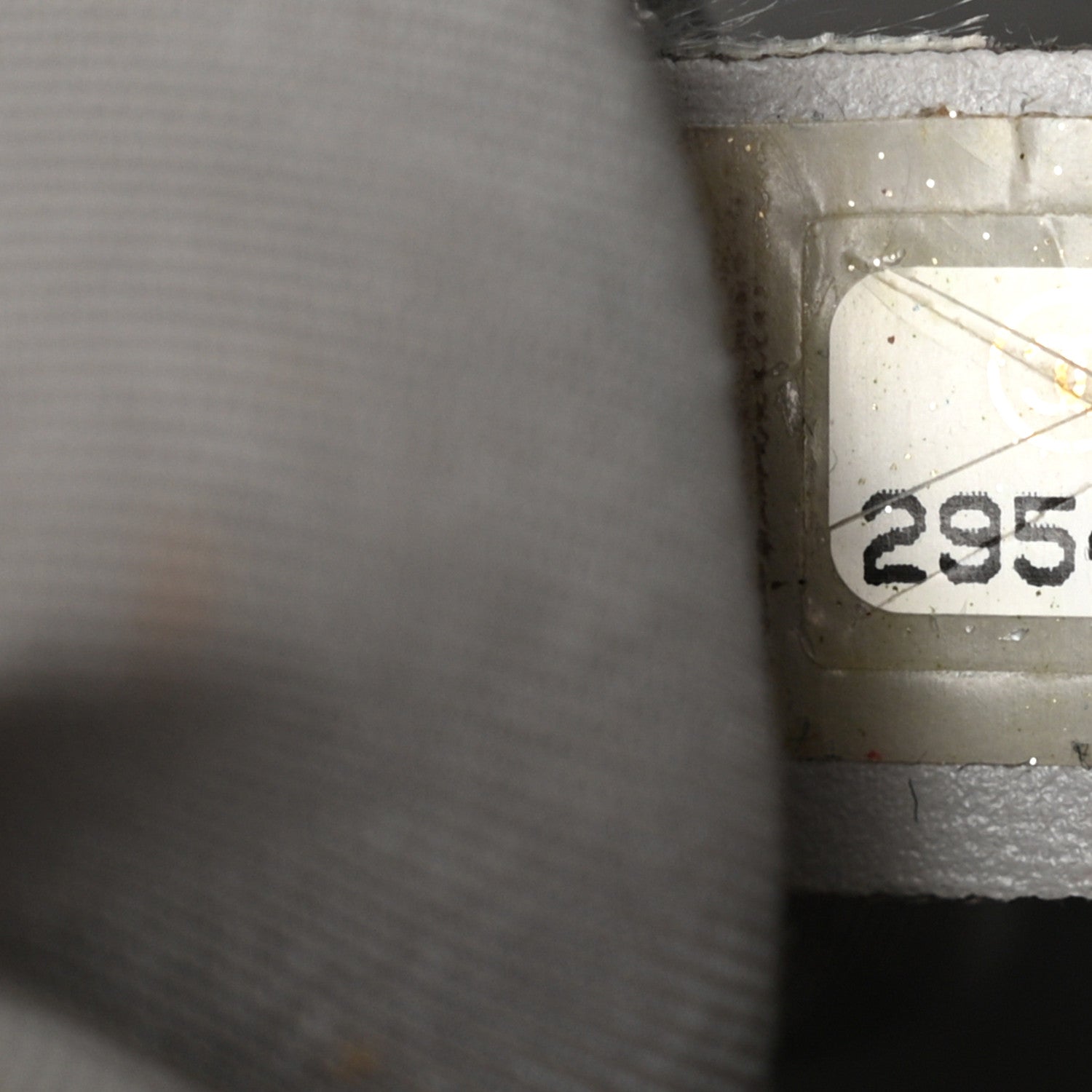 Chanel Calfskin Tweed Medium CC Chain Bucket Drawstring Bag Navy Blue Multicolor 7 of 13