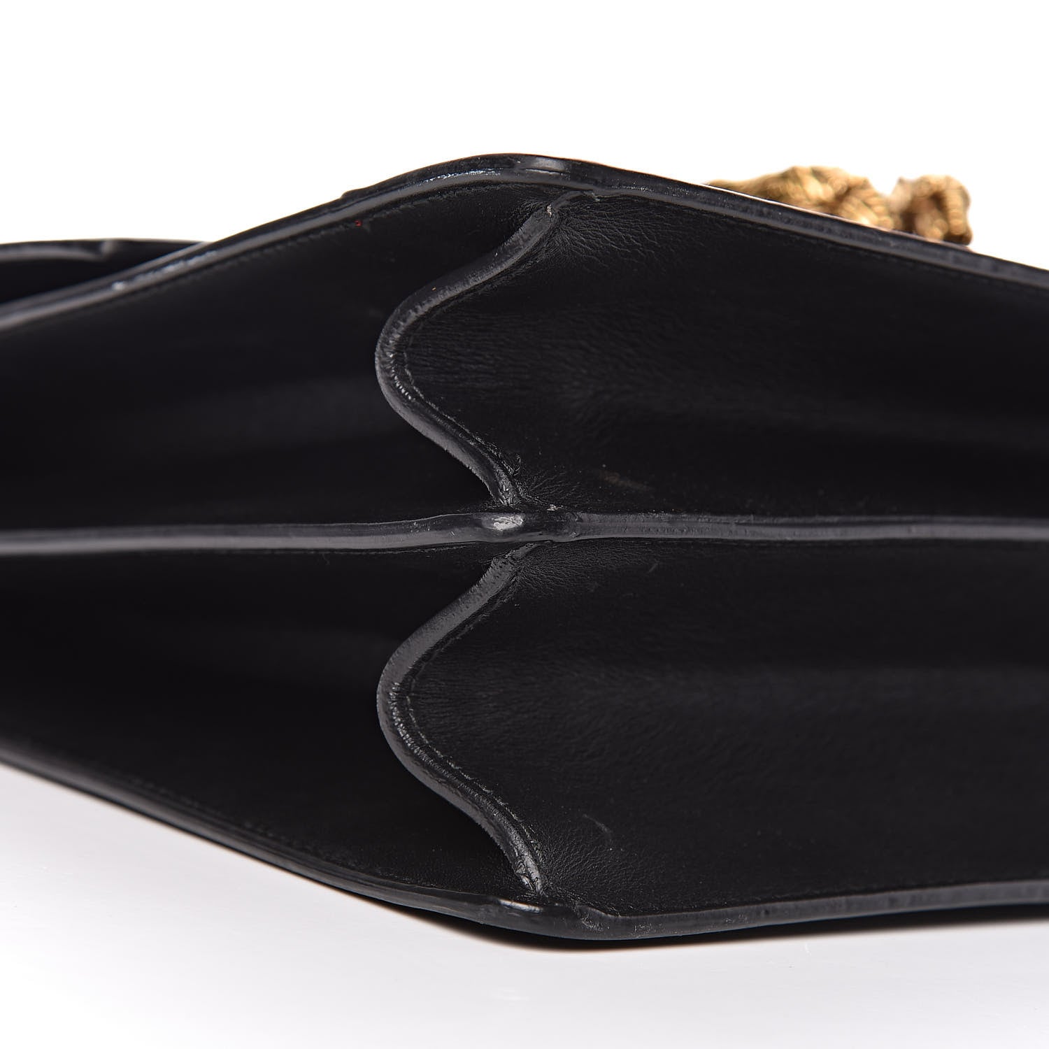 Gucci Calfskin Bamboo Web Large Dionysus Top Handle Bag Black Bright Evergreen Hibiscus Red 21 of 22