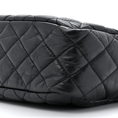 Chanel Aged Calfskin Quilted Medium Reissue Camera Case Black 8 of 9