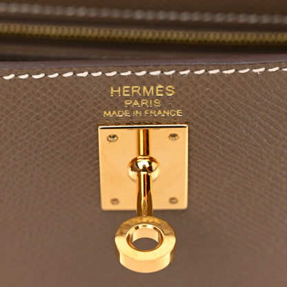 Hermes Epsom Kelly Sellier 25 Etoupe 6 of 11
