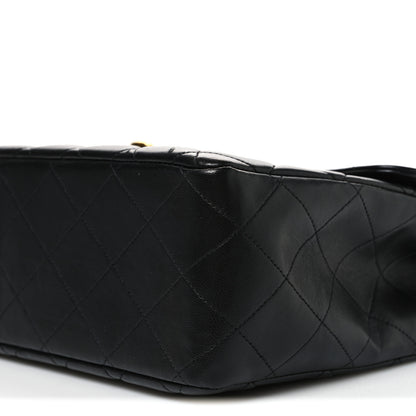 Chanel Lambskin Quilted XL Jumbo Single Flap Black 11 of 13