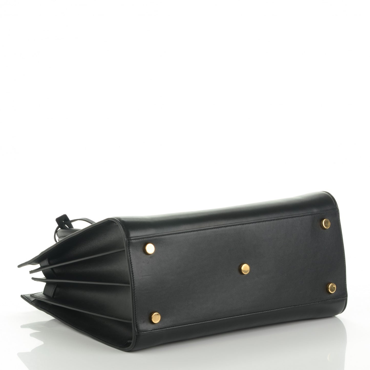 Calfskin Small Sac De Jour Black