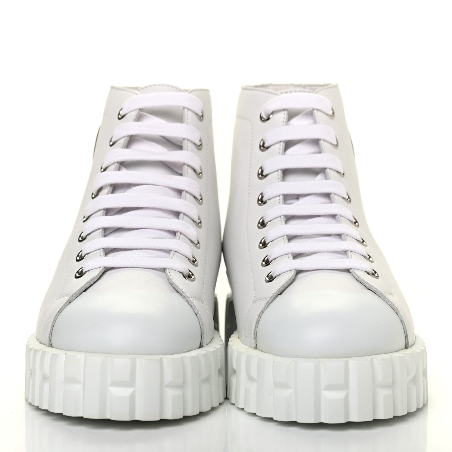 Hermes Calfskin Womens Climb Sneakers 36.5 White 2 of 11