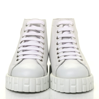 Hermes Calfskin Womens Climb Sneakers 36.5 White 2 of 11
