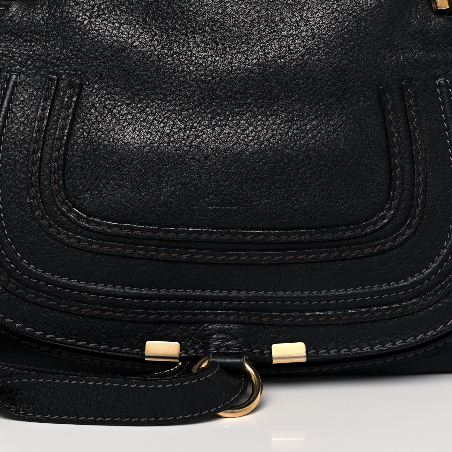 Chloe Calfskin Medium Marcie Satchel Black 8 of 24