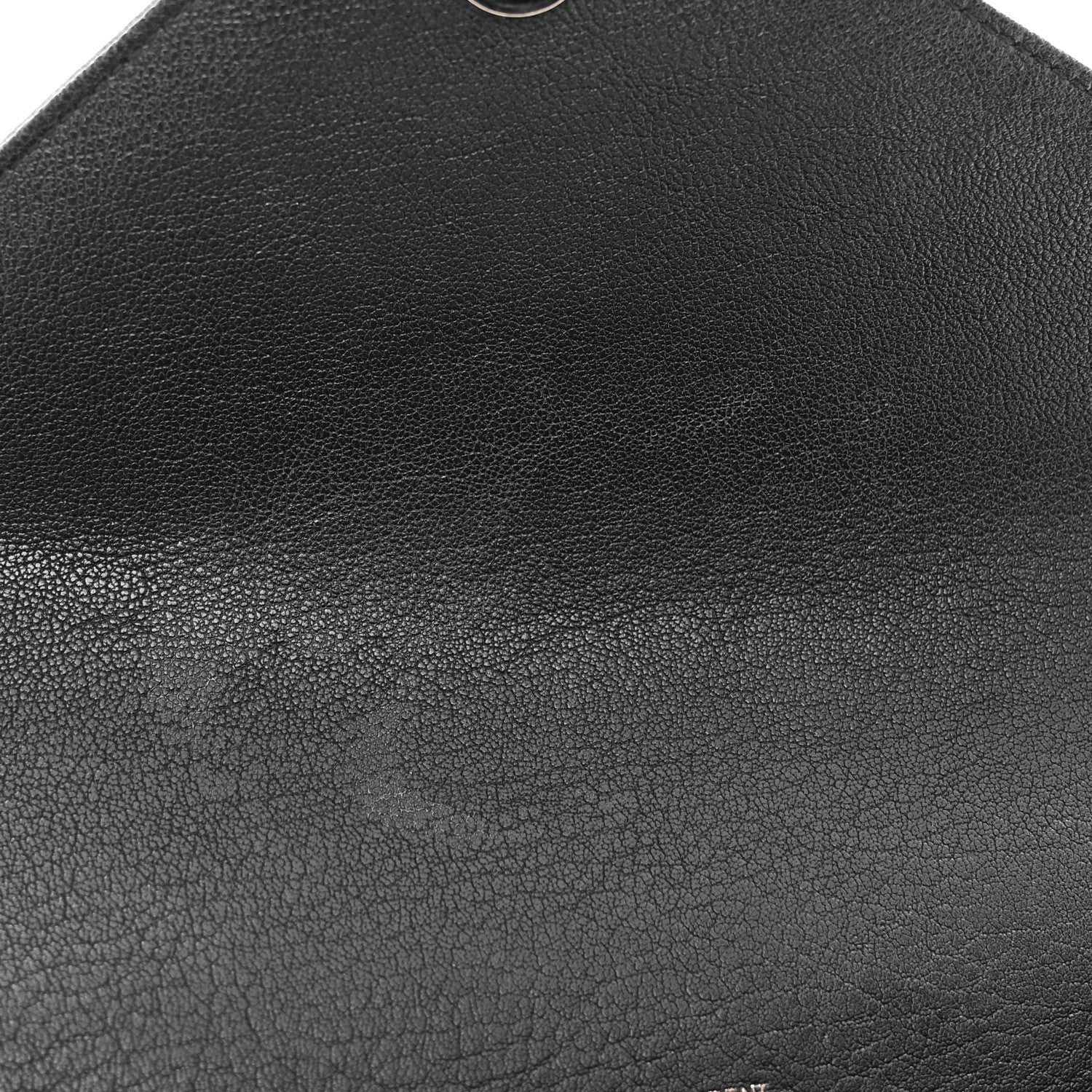 Saint Laurent Sheepskin Matelasse Chevron Monogram Medium College Bag Black 9 of 11