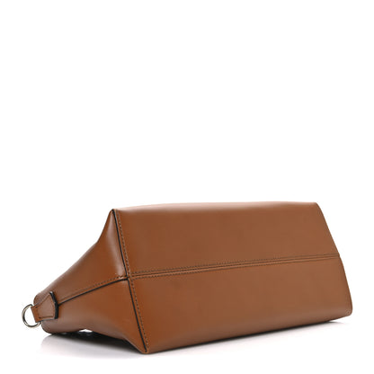 Fendi Vitello King Logo Embossed Medium By The Way Boston Bag Cuoio 4 of 10