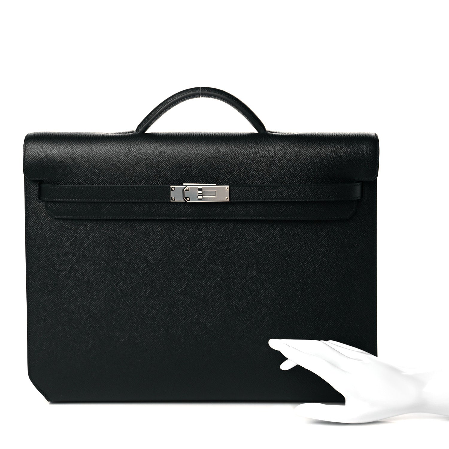 Hermes Epsom Kelly Depeches 36 Black 2 of 11