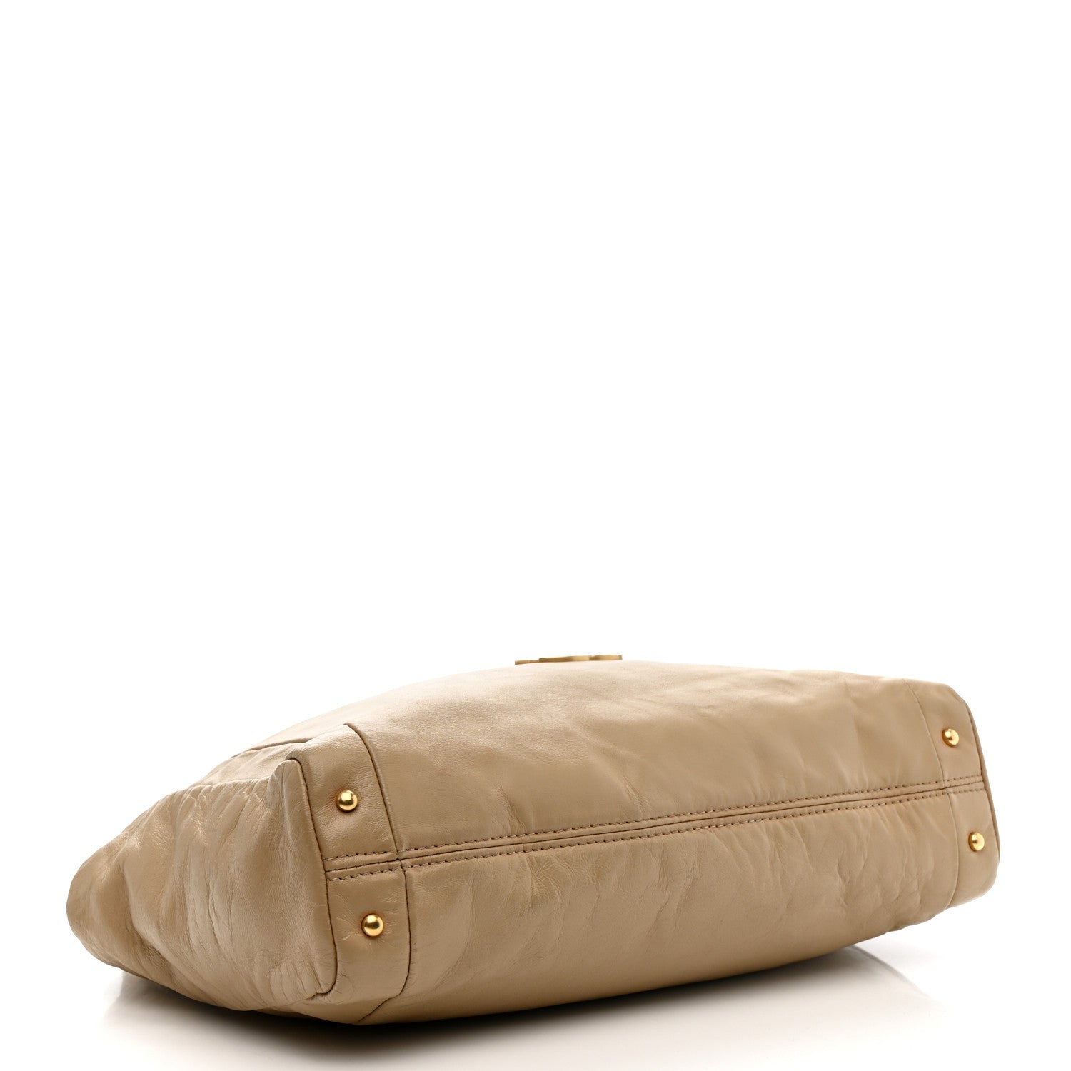 Chanel Lambskin Small Olsen Shoulder Bag Beige 4 of 10