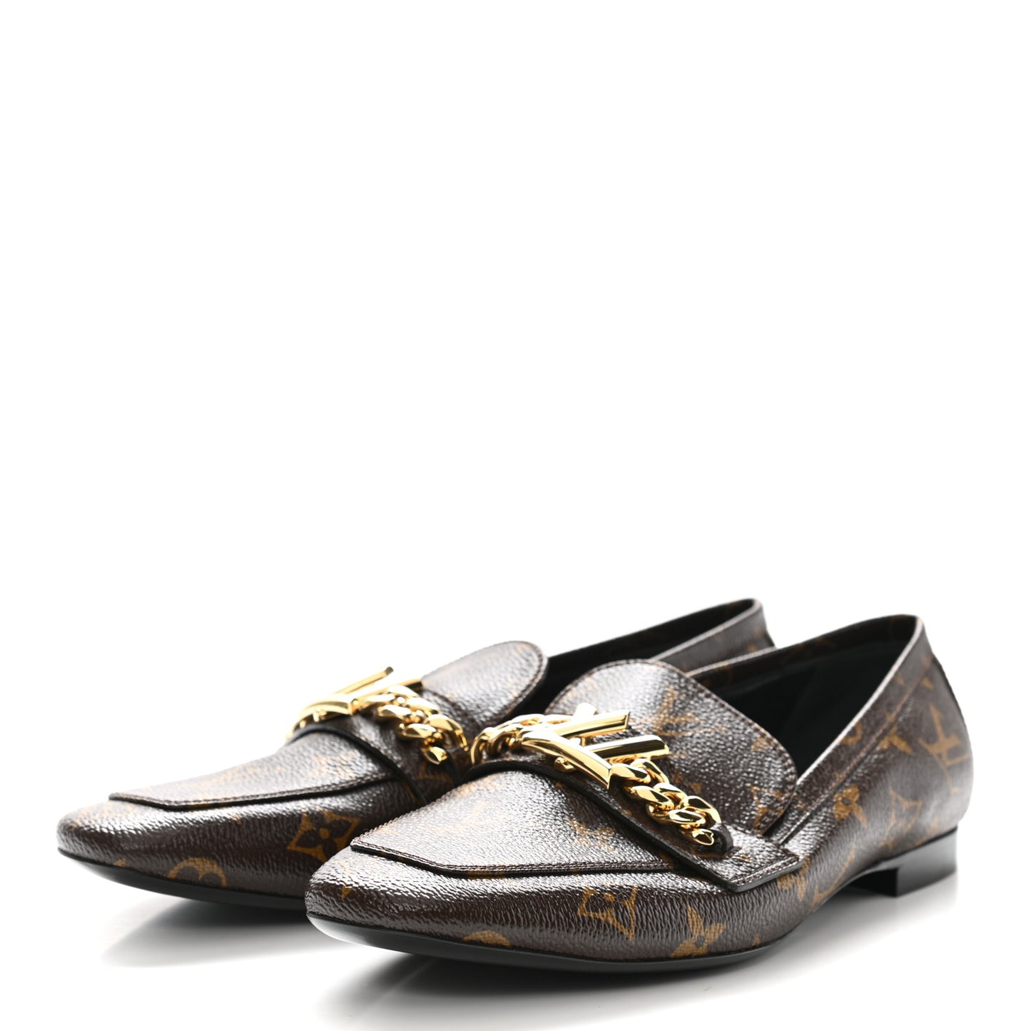 Monogram Upper Case Flat Loafer 37.5