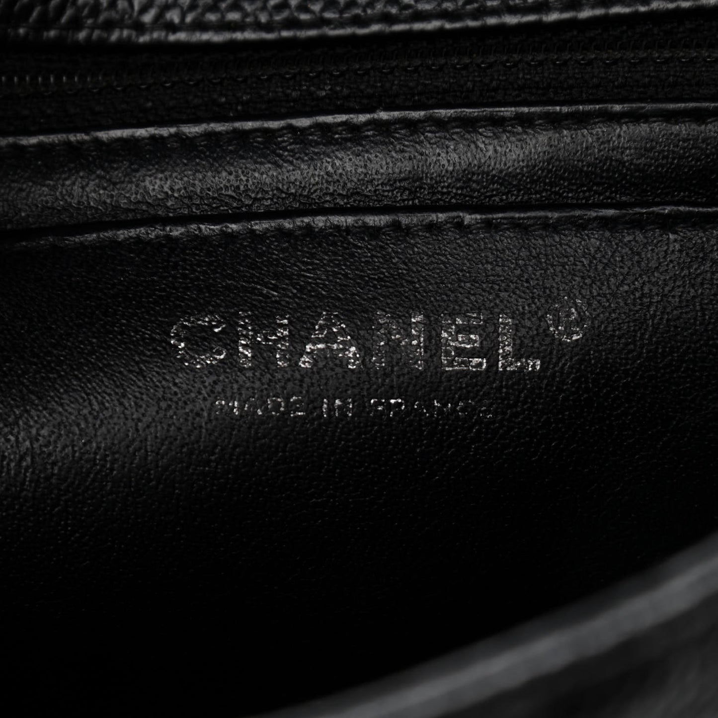 Caviar Quilted Mini Rectangular Flap Black