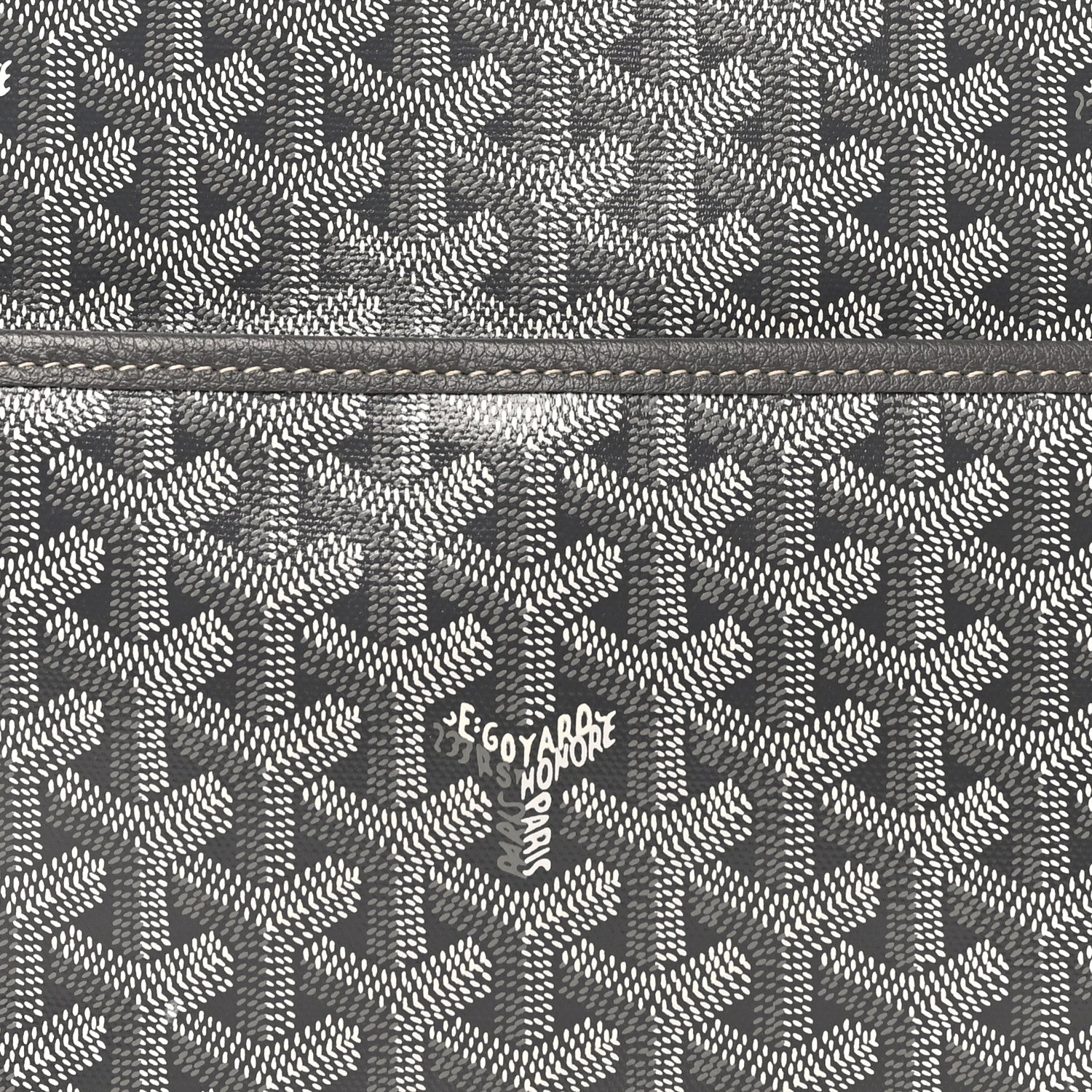Goyard Goyardine Jouvence MM Toiletry Pouch Grey 7 of 8