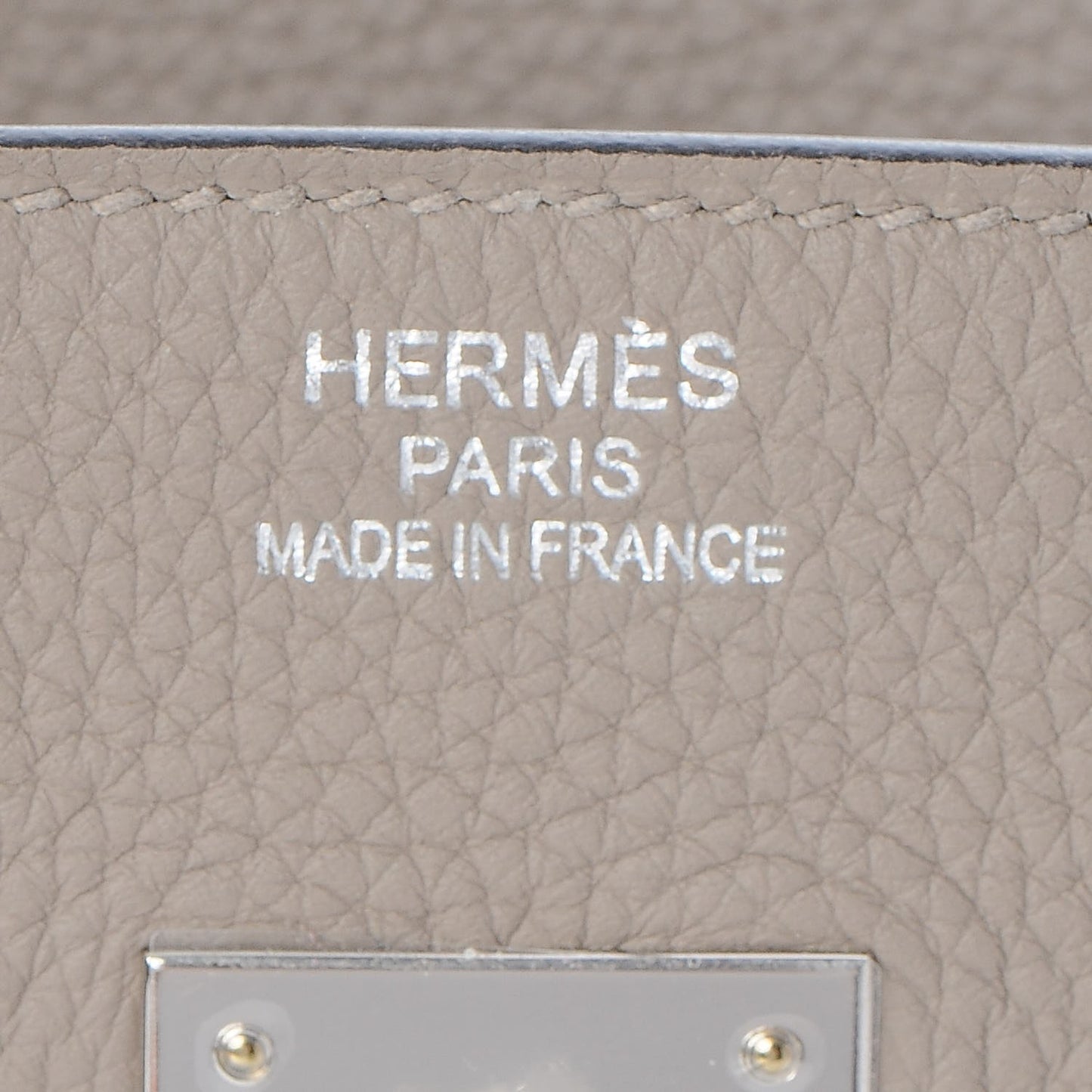 Togo Birkin 35 Gris Asphalte