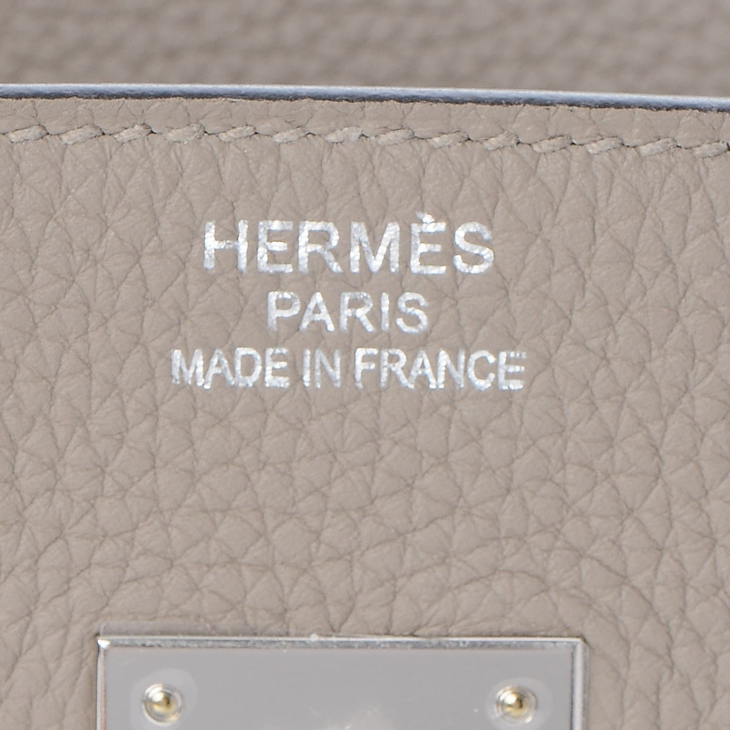 Hermes Togo Birkin 35 Gris Asphalte 11 of 34