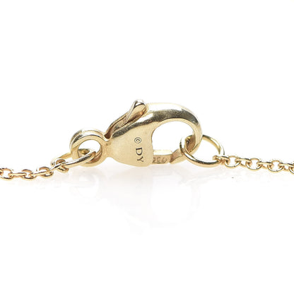 David Yurman 18K Yellow Gold Diamond Sapphire Cable Collectables Cloud Charm Pendant Necklace 4 of 5
