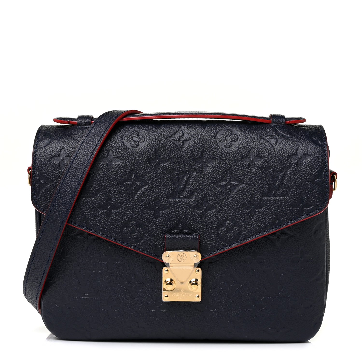 Louis Vuitton Empreinte Pochette Metis Marine Rouge 1 of 9