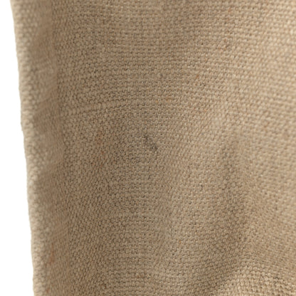 Saint Laurent Embroidered Cotton Linen Rive Gauche Noe Tote Natural Black 14 of 14