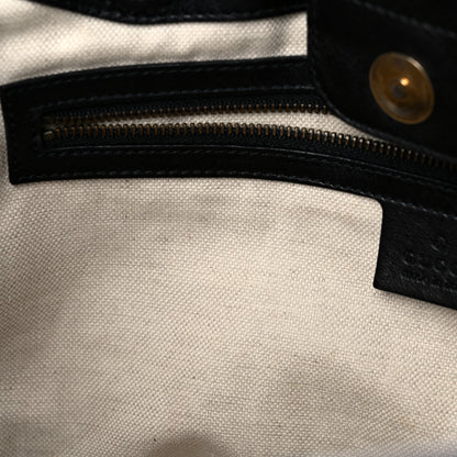 Gucci Calfskin Medium GG Running Tote Black 15 of 27