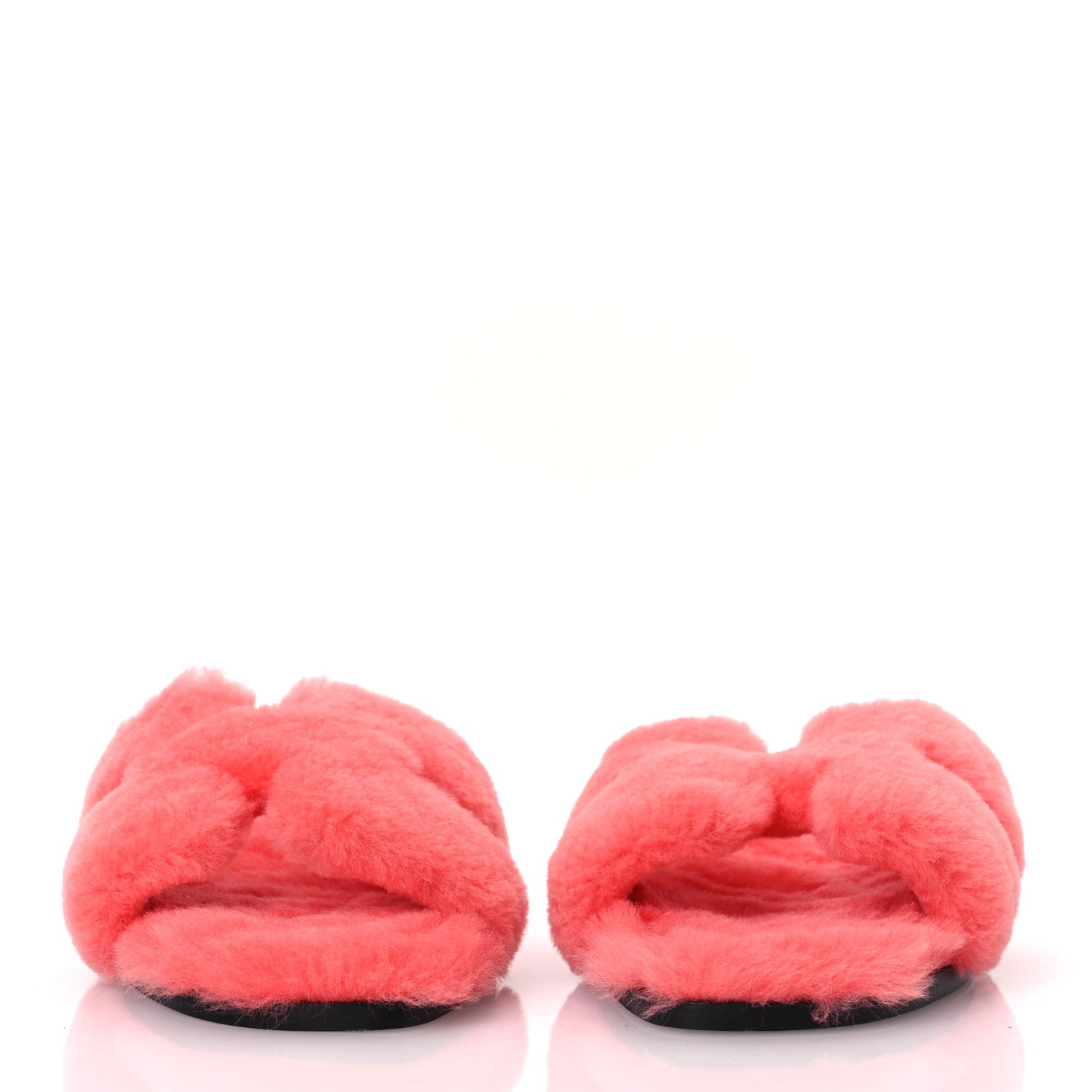 Hermes Woolskin Oran Sandals 39 Rose Du Desert 3 of 9