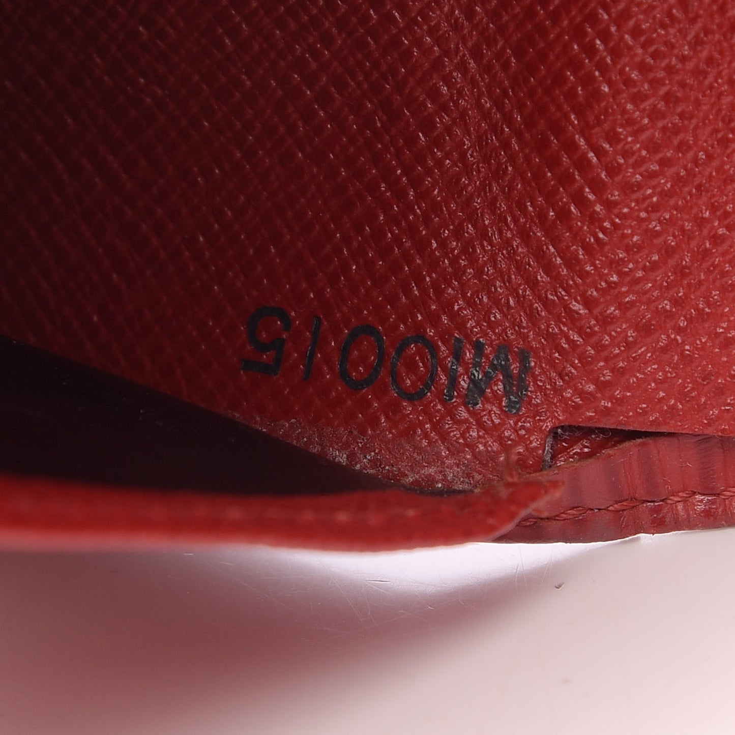 Epi French Purse Wallet Castillan Red