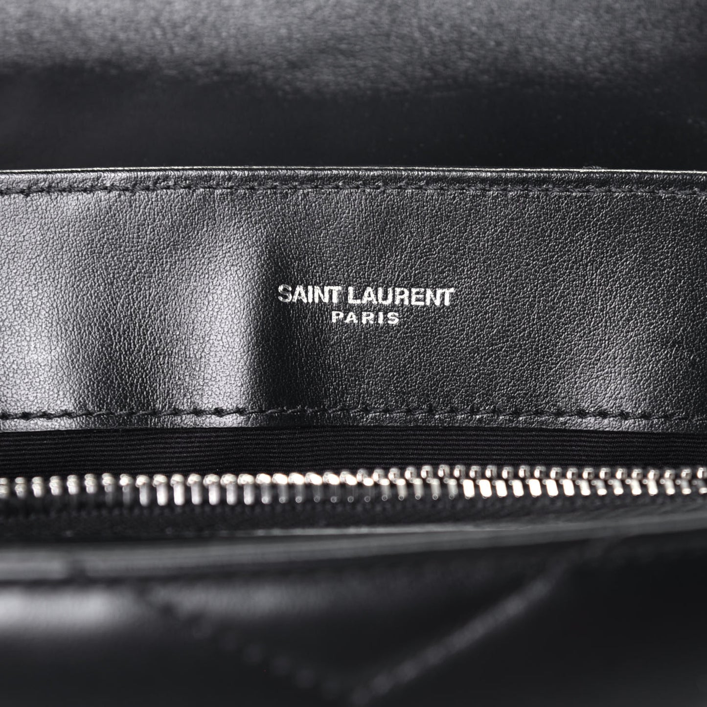 Calfskin Y Quilted Monogram Small Loulou Chain Satchel Black