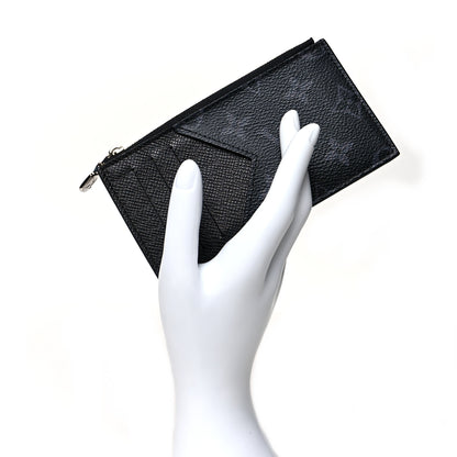 Louis Vuitton Taigarama Coin Card Holder Black 2 of 7
