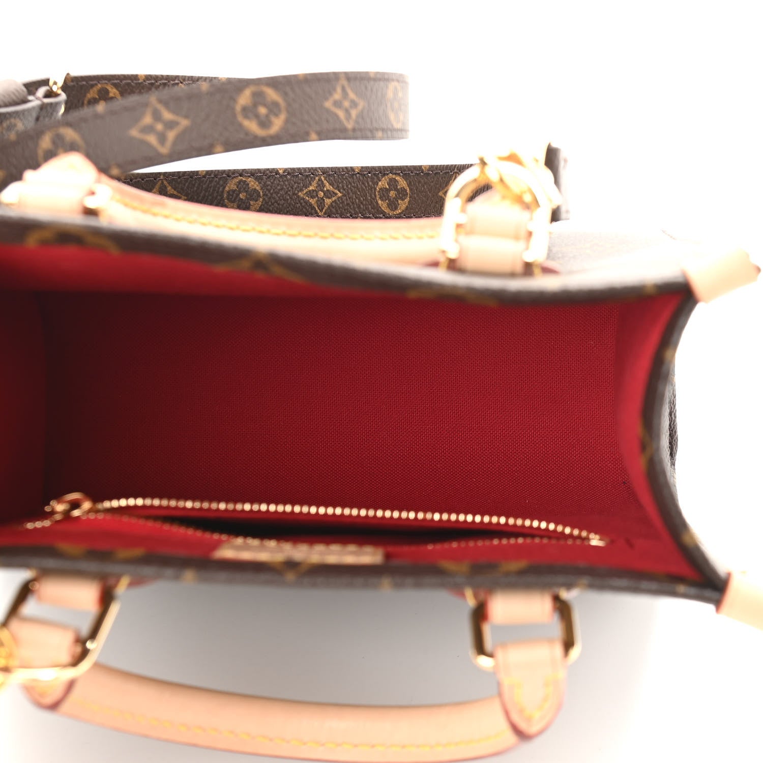 Louis Vuitton Monogram Sac Plat BB 5 of 8