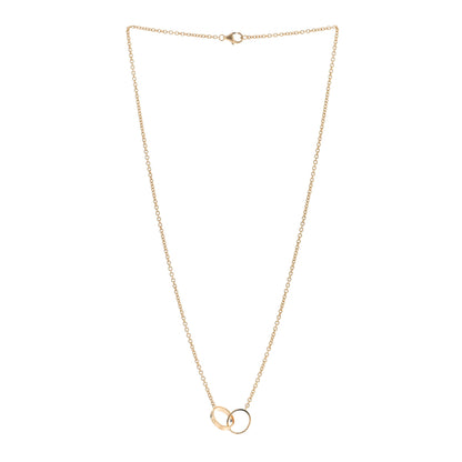 Cartier 18K Yellow Gold Interlocking LOVE Necklace 3 of 5
