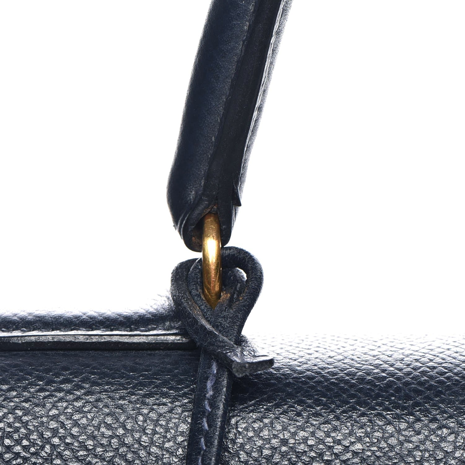 Hermes Courchevel Kelly Retourne 35 Bleu Marine 15 of 28