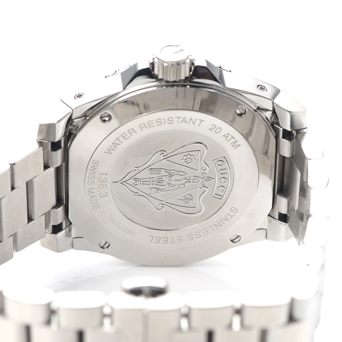 Stainless Steel 40mm Dive Quartz Watch White