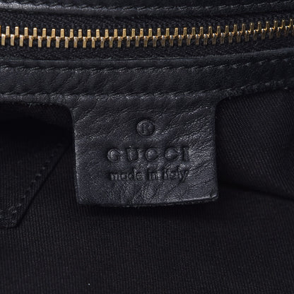 Gucci Calfskin Large Indy Top Handle Hobo Black 7 of 8