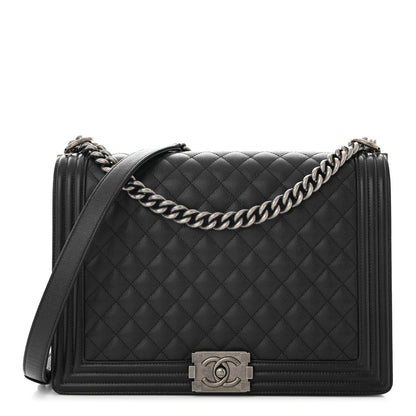 Chanel Caviar Quilted Large Boy Flap Black 1 of 10