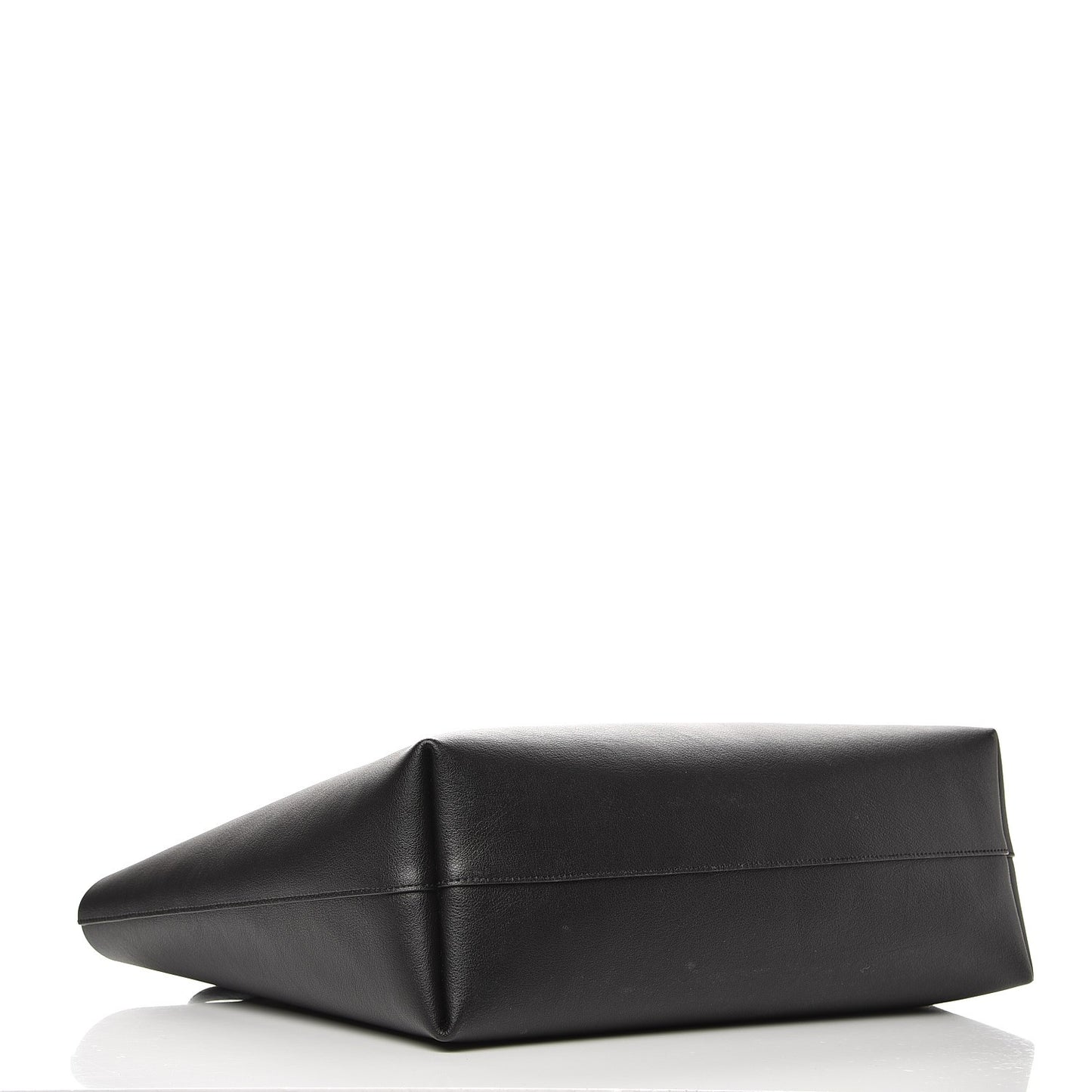 Calfskin Large Shopping Tote Black