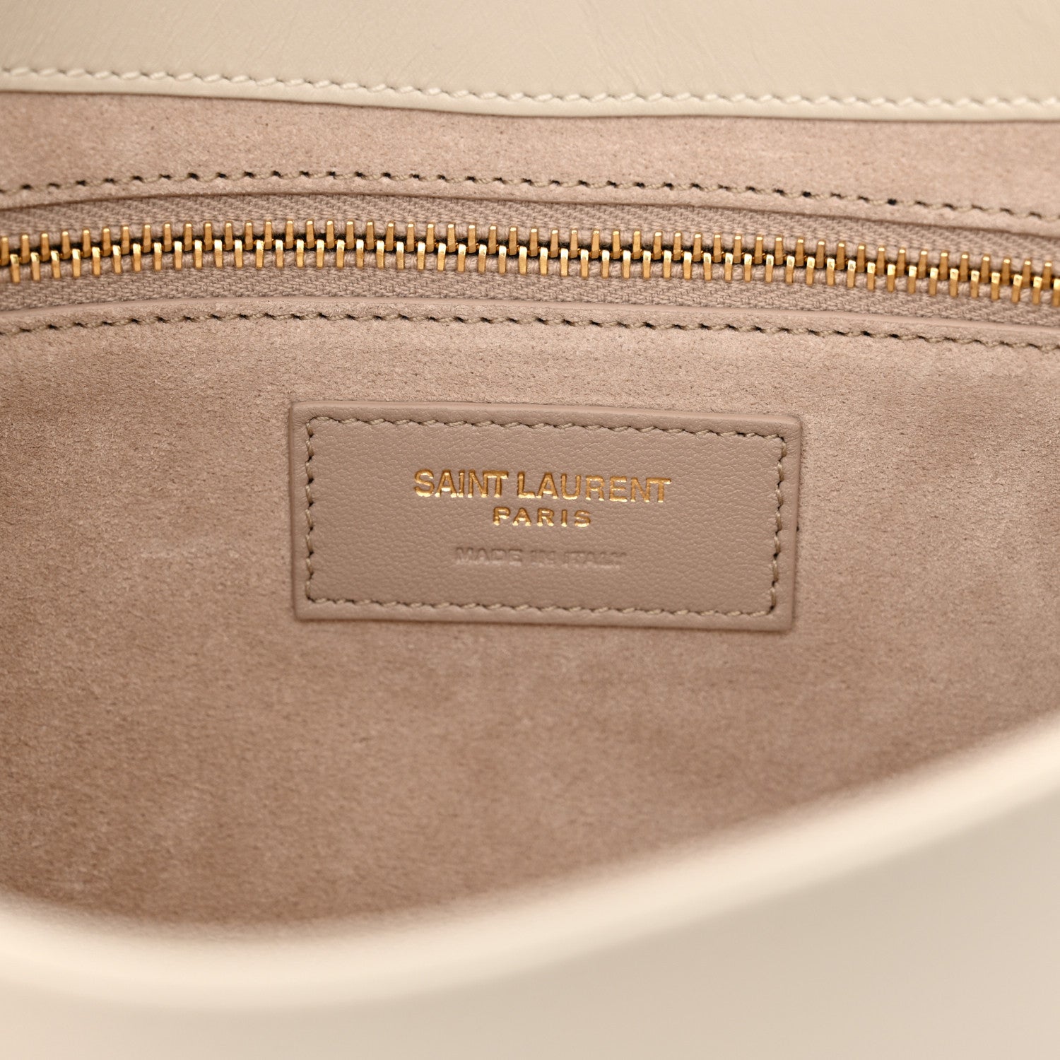 Saint Laurent Smooth Calfskin Le 5 A 7 Hobo Crema Soft 6 of 14
