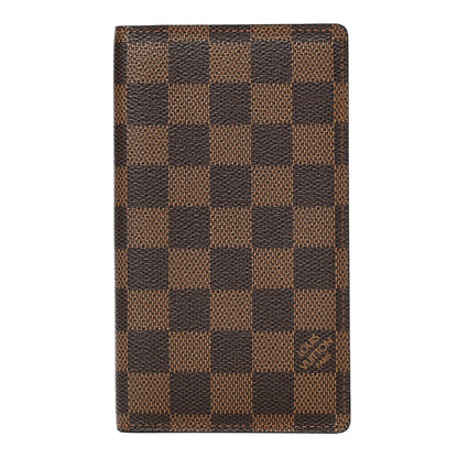 Louis Vuitton Damier Ebene Checkbook Holder Case Wallet 1 of 4