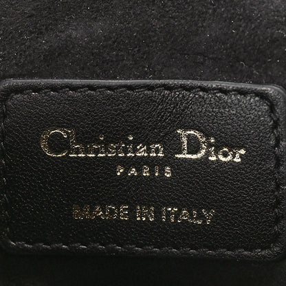 Christian Dior Lambskin Cannage Micro Lady Dior Vanity Case Black 6 of 8